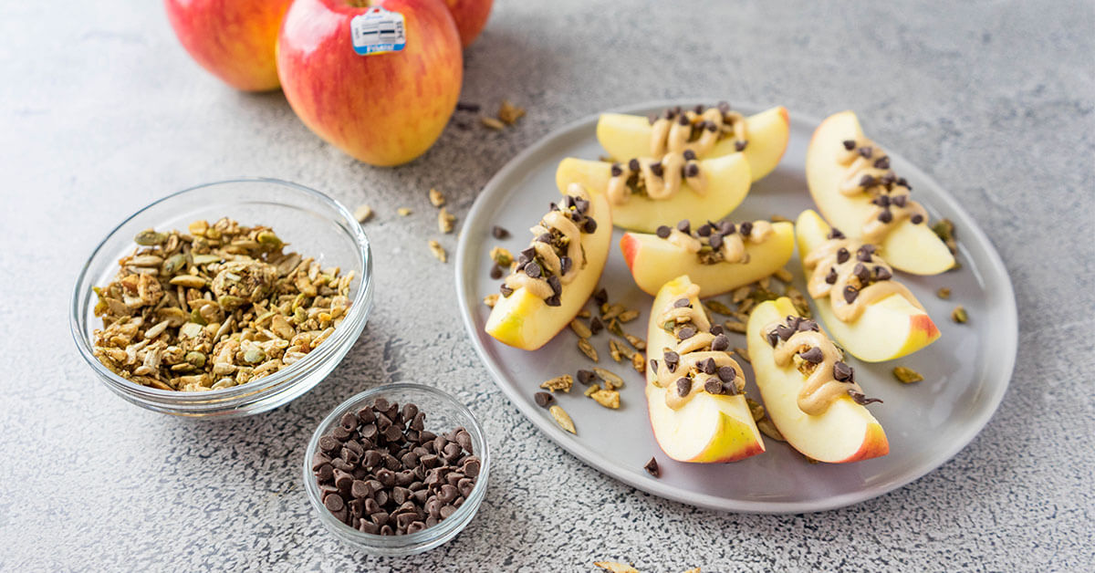 Sliced Apple Boats