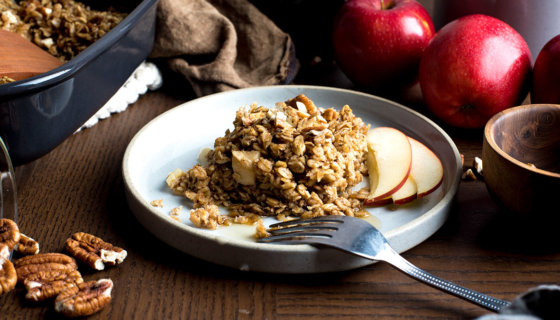 Baked Apple & Pecan Oatmeal