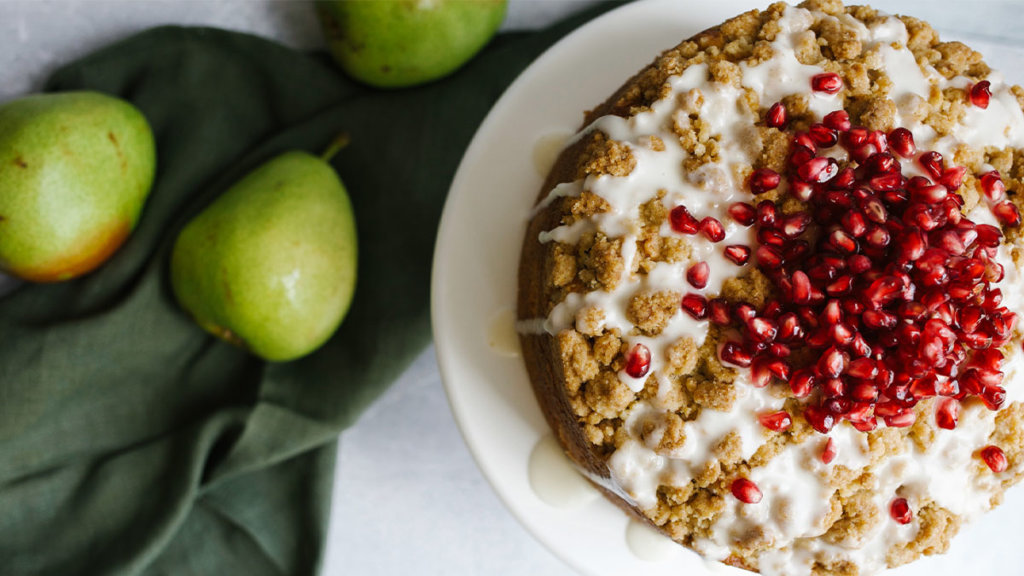 pear almond cake