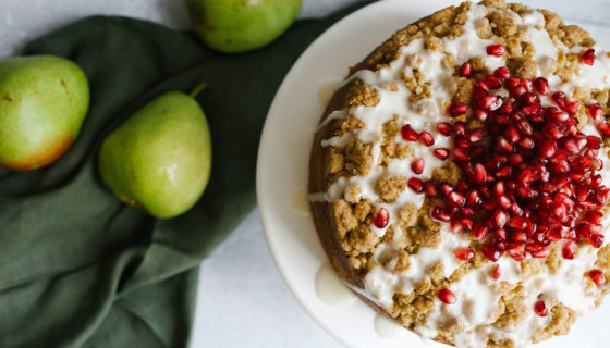 Pear Almond Cake