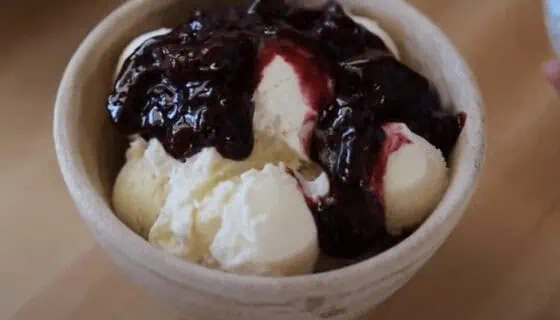 Cherry Ice Cream Topping