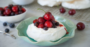 Recipe Cherry Berry Meringues