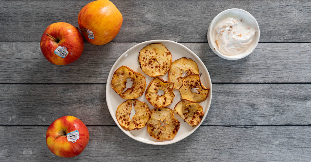 air fryer apple chips