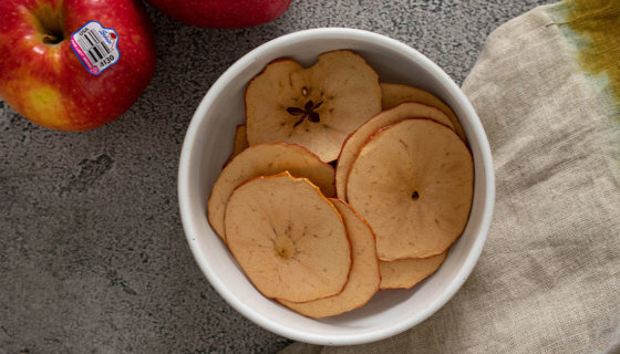 Oven Dehydrated Apples