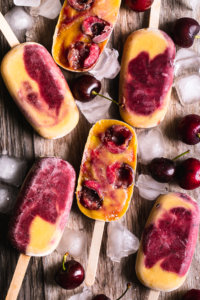 Cherry Mango Popsicles