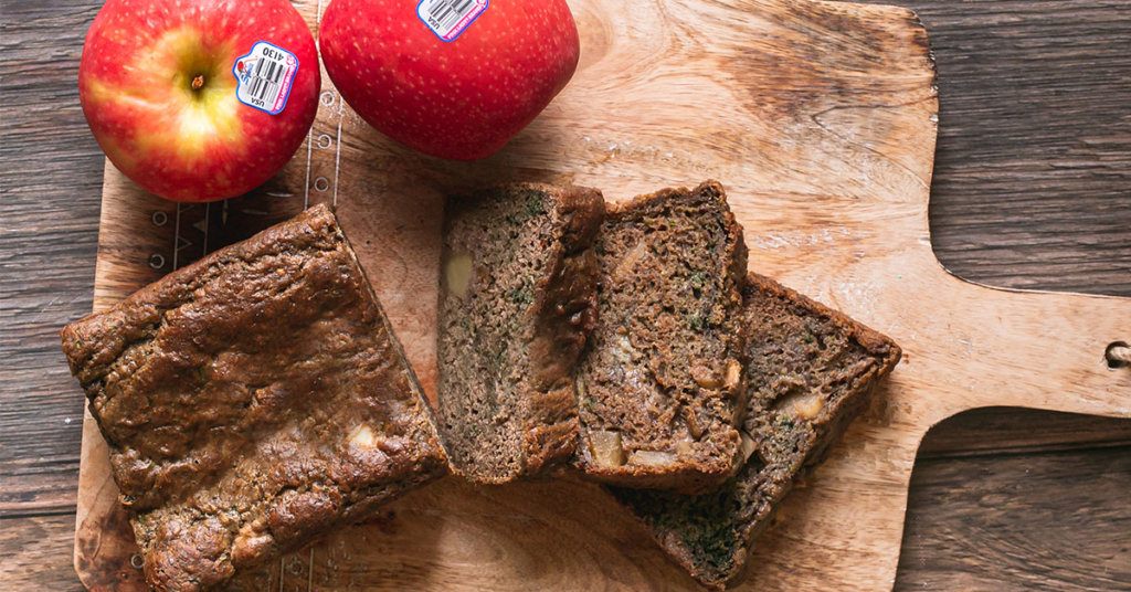 Apple Cinnamon Zucchini Bread with Stemilt Apples