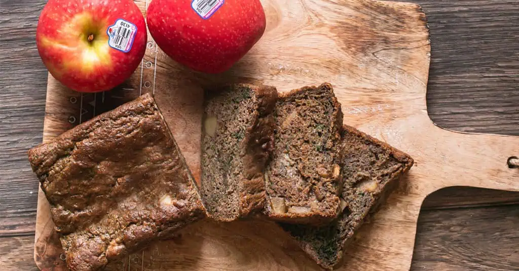 Apple Cinnamon Zucchini Bread with Stemilt Apples