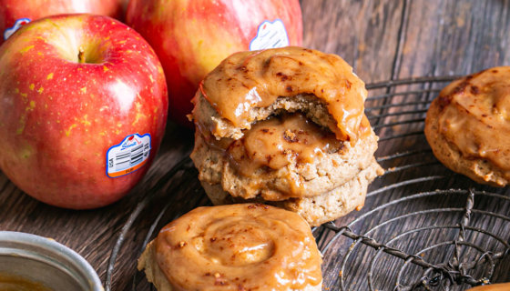 Caramel Apple Cider Cookies For Halloween