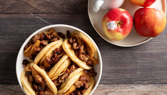 Pancake Tacos featuring Stemilt SweeTango® Apples