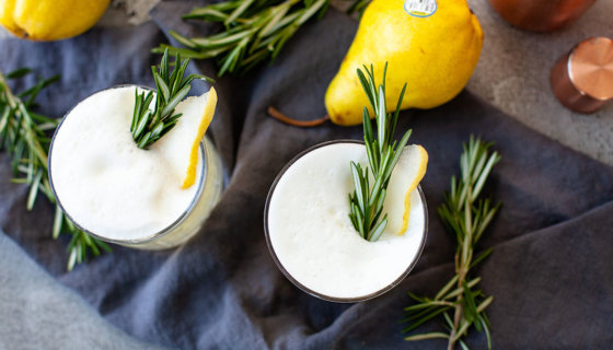 Pear Gin Fizz