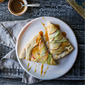 Apple dessert pizza, one of our best thanksgiving dessert recipes