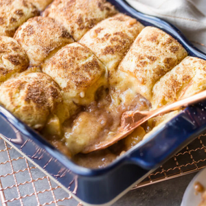 Snickerdoodle Apple cobbler, one of our best thanksgiving dessert recipes