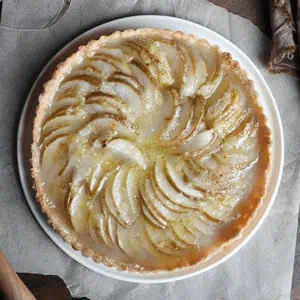 Vegan Pear Tart 300×300