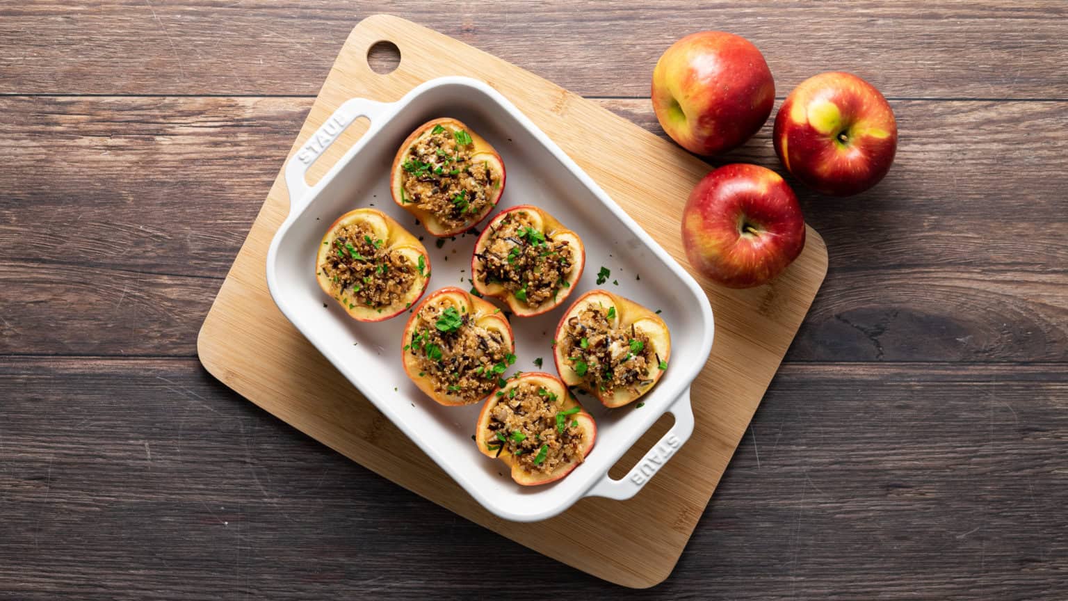 Savory Stuffed Baked Apples for Vegetarians Stemilt Growers