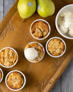 Sticky Pear Pudding with d'Anjou pears