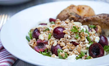 Sweet Cherry Farro Salad