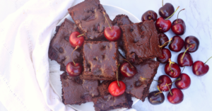 Chocolate cherry brownies- gluten free