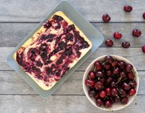 cherry cheesecake bars