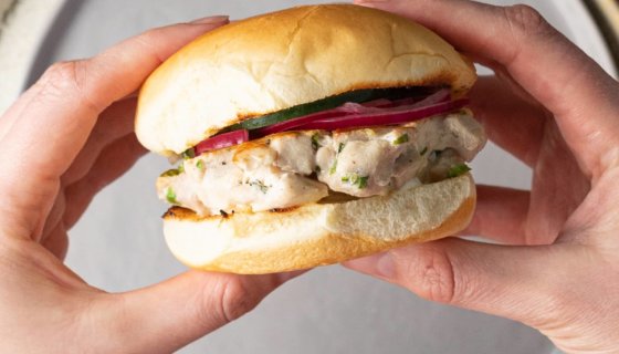 Zesty Tuna Burger