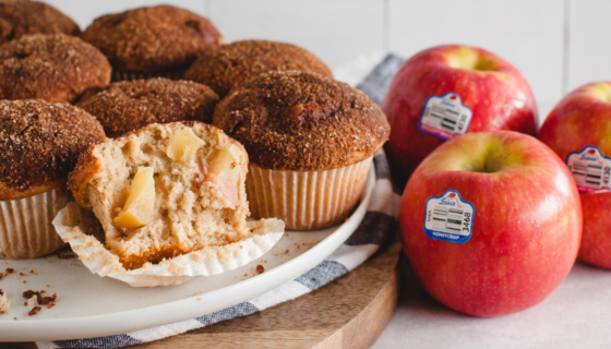 Apple muffin with Stemilt apples