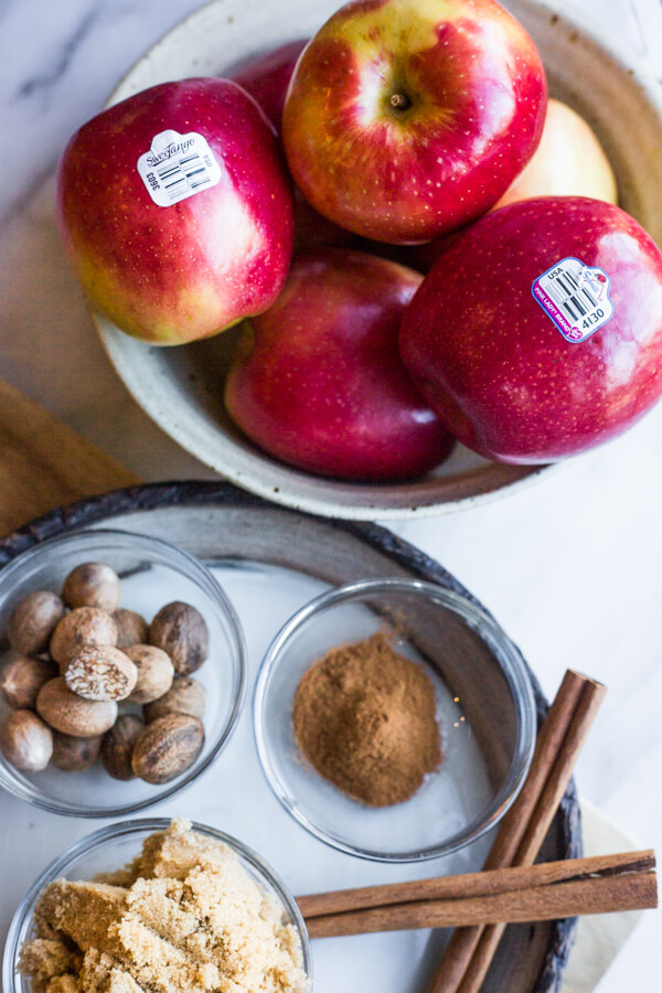 Ingredients for Apple Crisp Macchiato