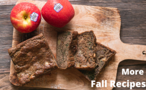 Apple Zucchini Cinnamon Bread- More Fall Recipes Link