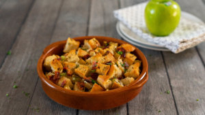 Apple, Bacon, Herb stuffing 